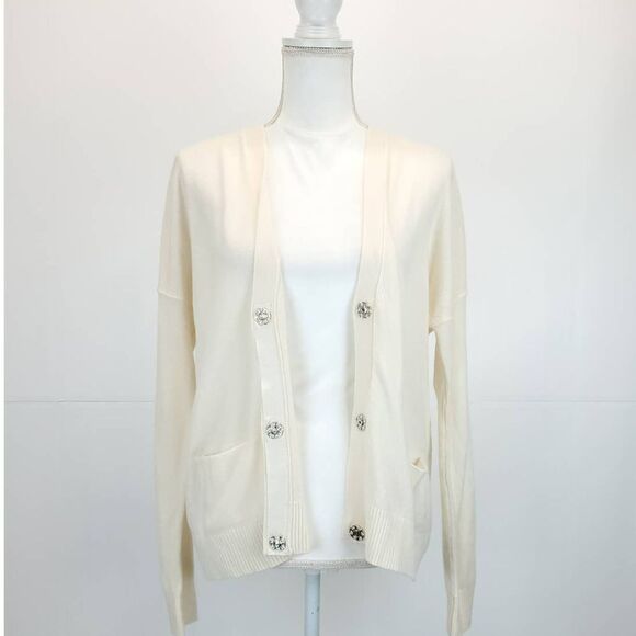 Hugo Boss Oversized Sweater Cardigan Wool Cashmere Fabula Relaxed Fit - Picture 5 of 14